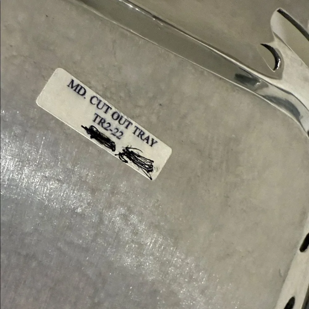 Holland Boone Polished Pewter Lead Tarnish Free Rectangular Tray 12 2/4 X 19
